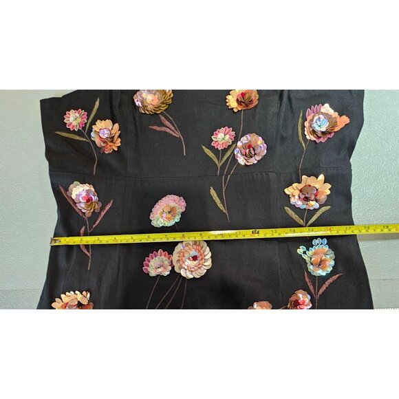 Anthropologie Maeve Womens Plus‎ Size 14 The Brynne 3D Floral Dress NWT - Picture 9 of 16